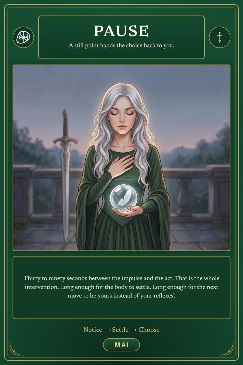 Oracle card: Pause